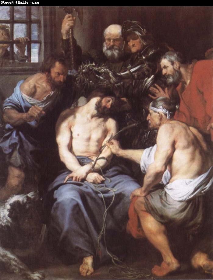 Anthony Van Dyck Crowning with Thorns